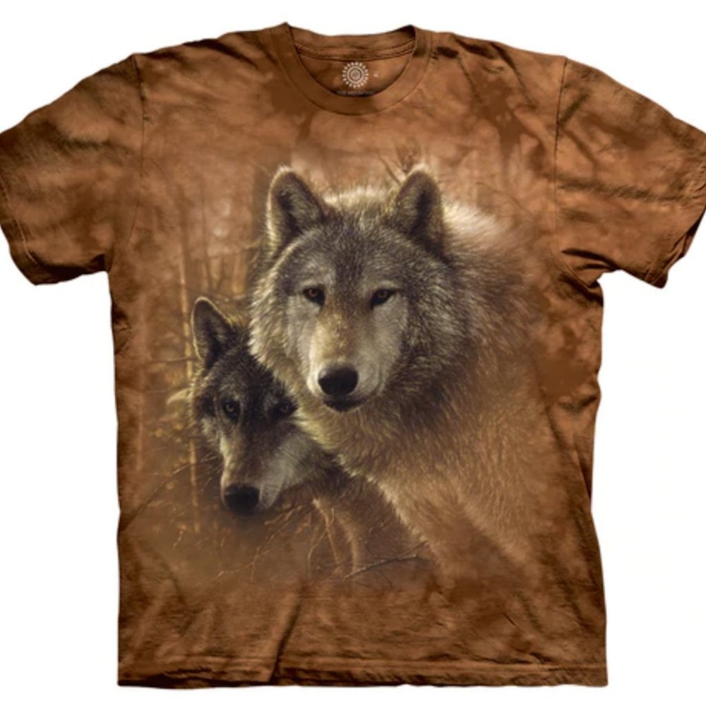 The Mountain Wolf Woodland Companions Wolves Pack Dog T-Shirt 4X